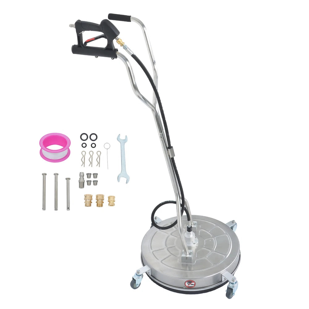 24-Inch Pressure Washer Surface Cleaner for Cleaning Driveways, Sidewalks,Patios