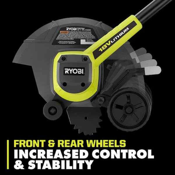 NEW Lawn Edger Electric Ryobi Cordless Trimmer Battery Lith-ion (Tool Only)