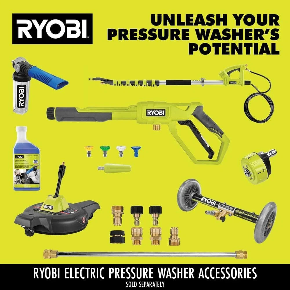 NEW! 1800 PSI 1.2 GPM Cold Water Corded Electric Pressure Washer - Free Shipping