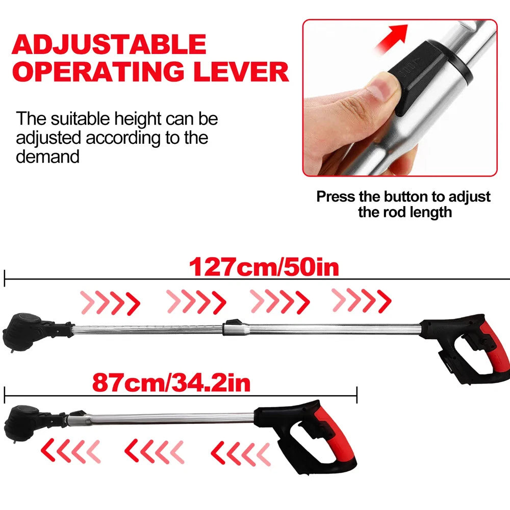 Cordless Weed Eater Electric Brush Cutter Lawn Edger Grass String Trimmer 2500W
