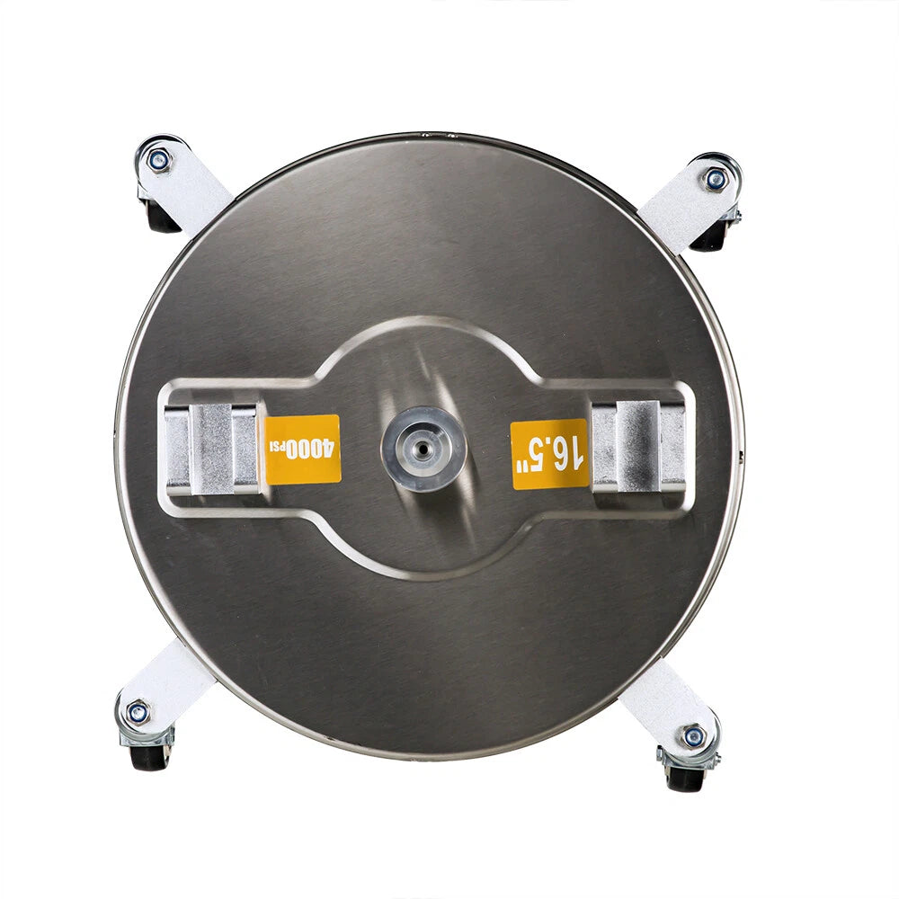 16.5" Pressure Washer Surface Cleaner With Handles & 4 Spinner Wheels