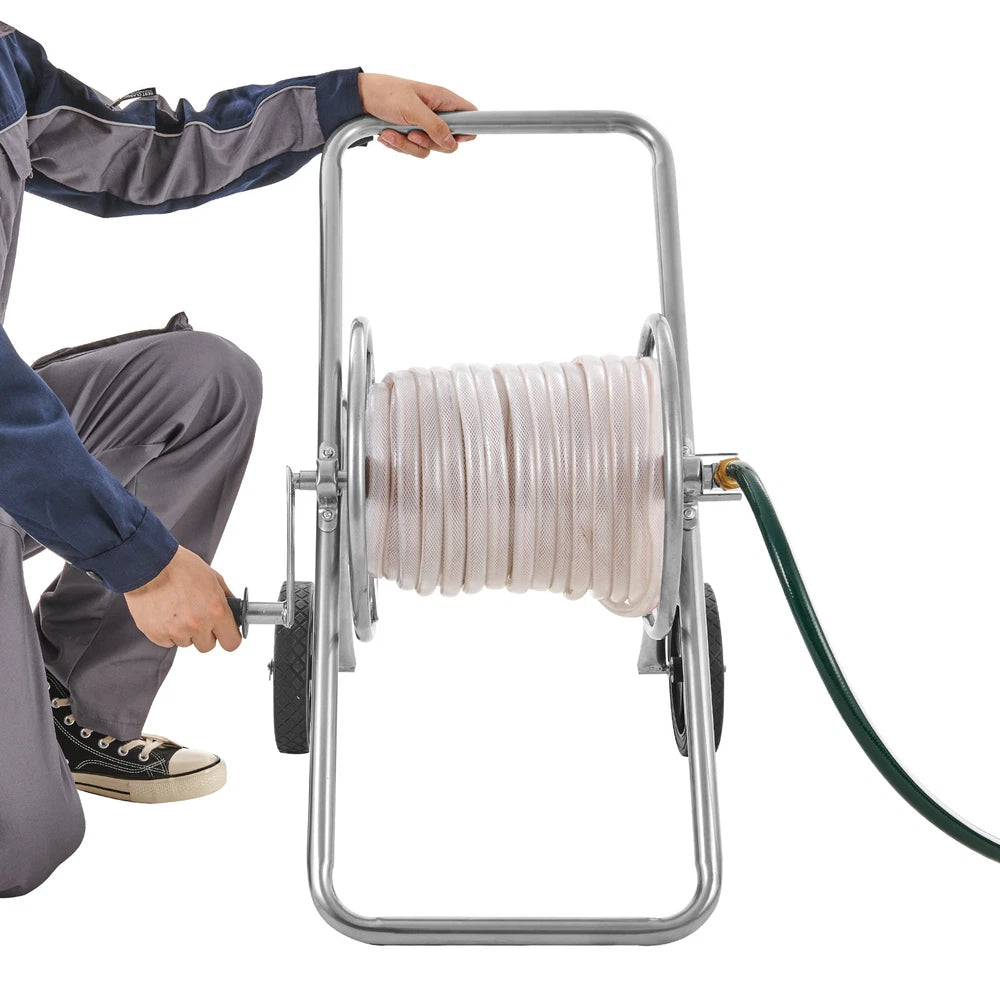 Hose Reel Cart 175ft. Heavy Duty Garden Water Yard Planting w/ Wheels