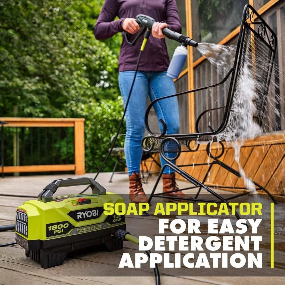 NEW! 1800 PSI 1.2 GPM Cold Water Corded Electric Pressure Washer - Free Shipping
