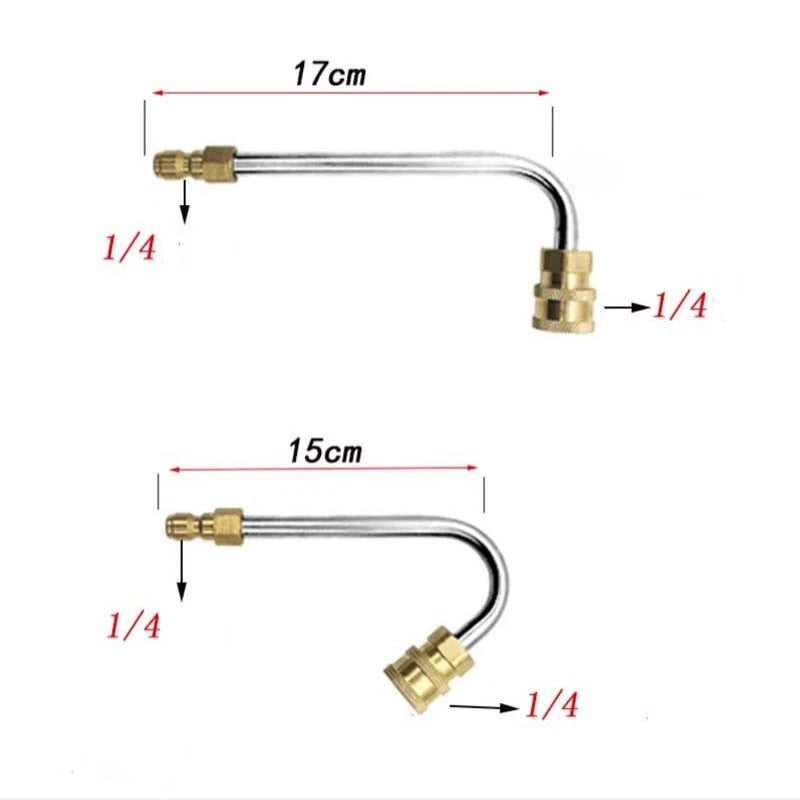 4000PSI 120"Pressure Washer Wand Extension Power Lance Gun Attachment Nozzle Tip