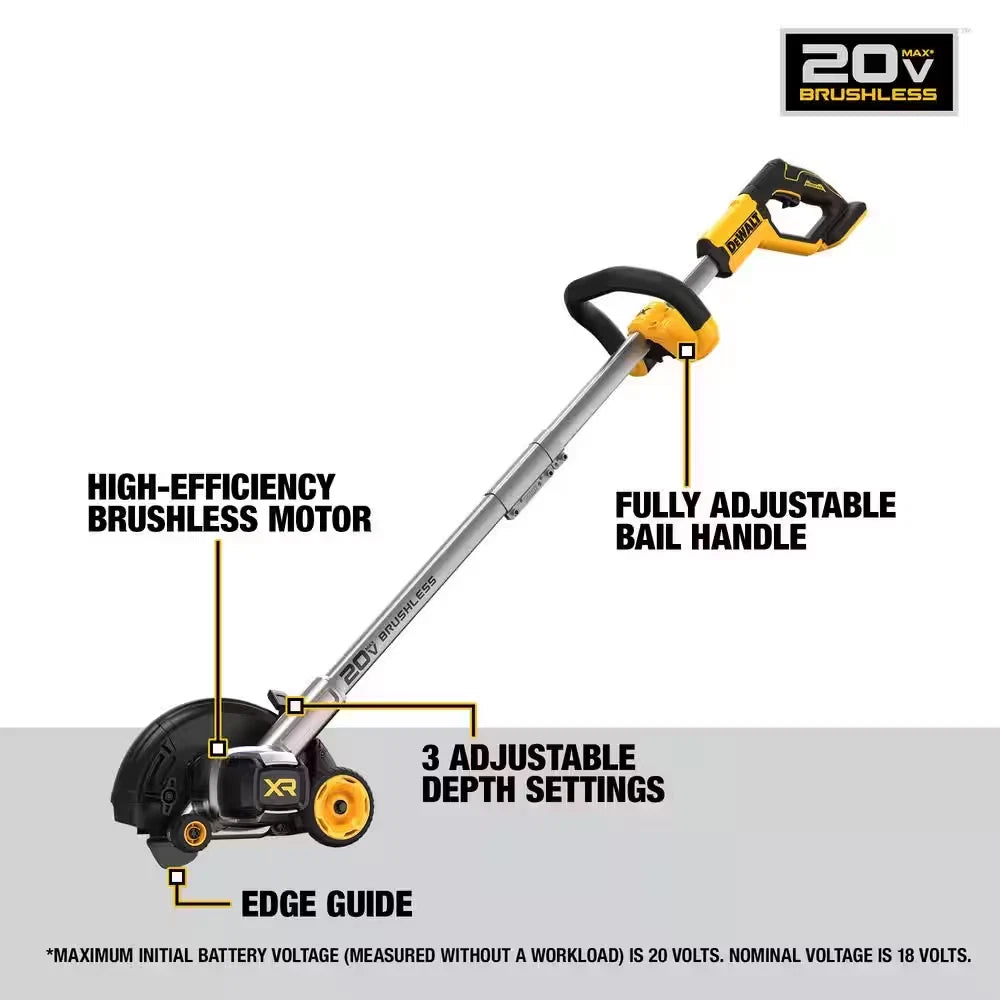 20V MAX 7.5 In. Cordless Battery Powered Lawn Edger (Tool Only)