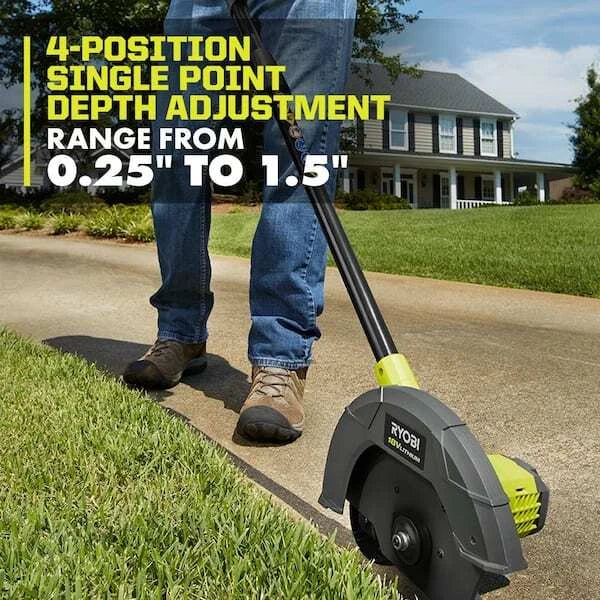 NEW Lawn Edger Electric Ryobi Cordless Trimmer Battery Lith-ion (Tool Only)