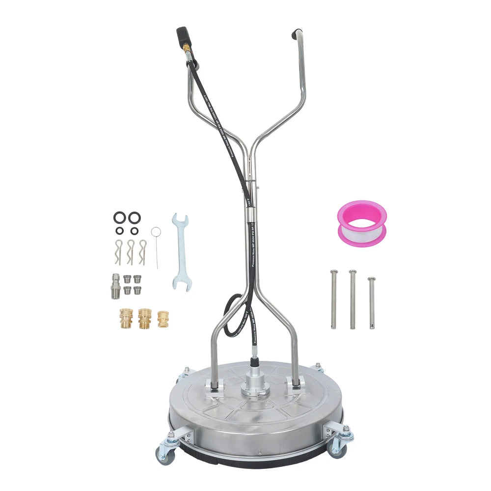 24-Inch Pressure Washer Surface Cleaner for Cleaning Driveways, Sidewalks,Patios