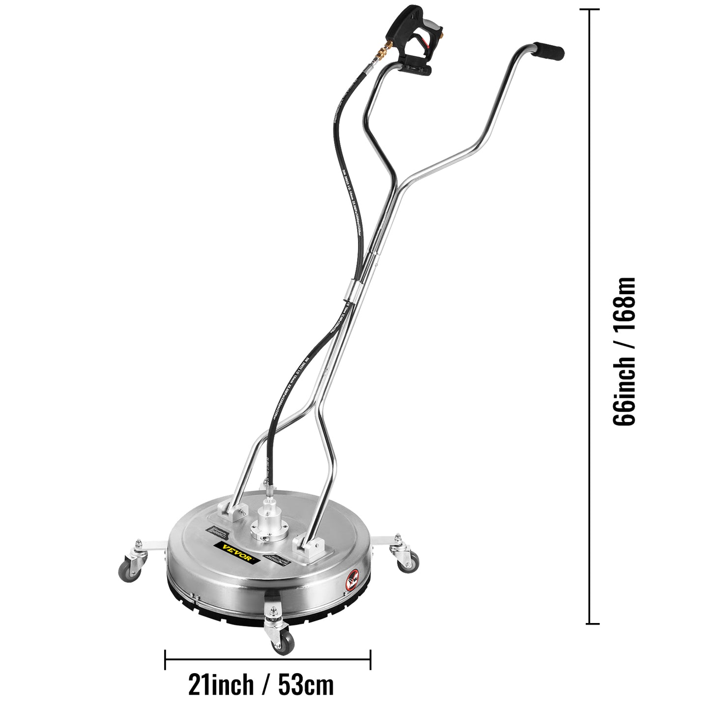 18" - 24" Surface Cleaner Pressure Washer Flat Surface Cleaner 4000PSI 3/8"QC