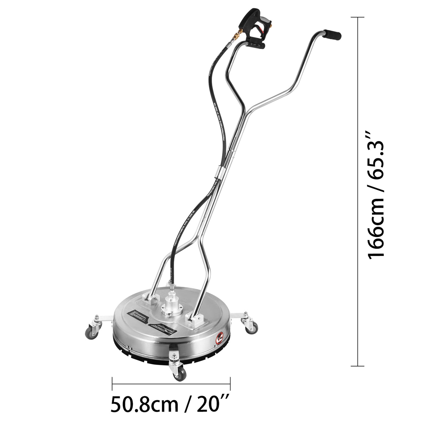 18" - 24" Surface Cleaner Pressure Washer Flat Surface Cleaner 4000PSI 3/8"QC