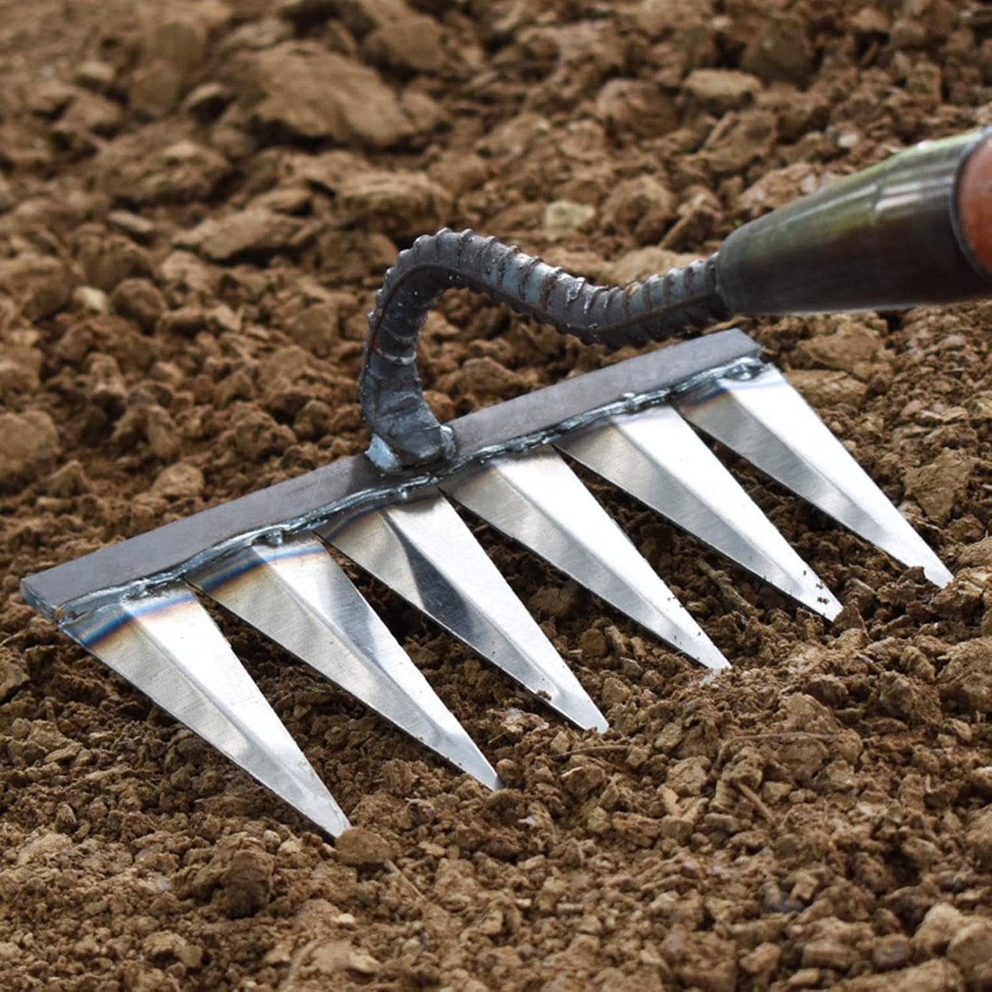 Dethatcher , 4/5/6/7 , Weeding Dethatcher with Carbon Steels, Gardening Hand Tools, Garden Cultivator & Lawn Dethatching