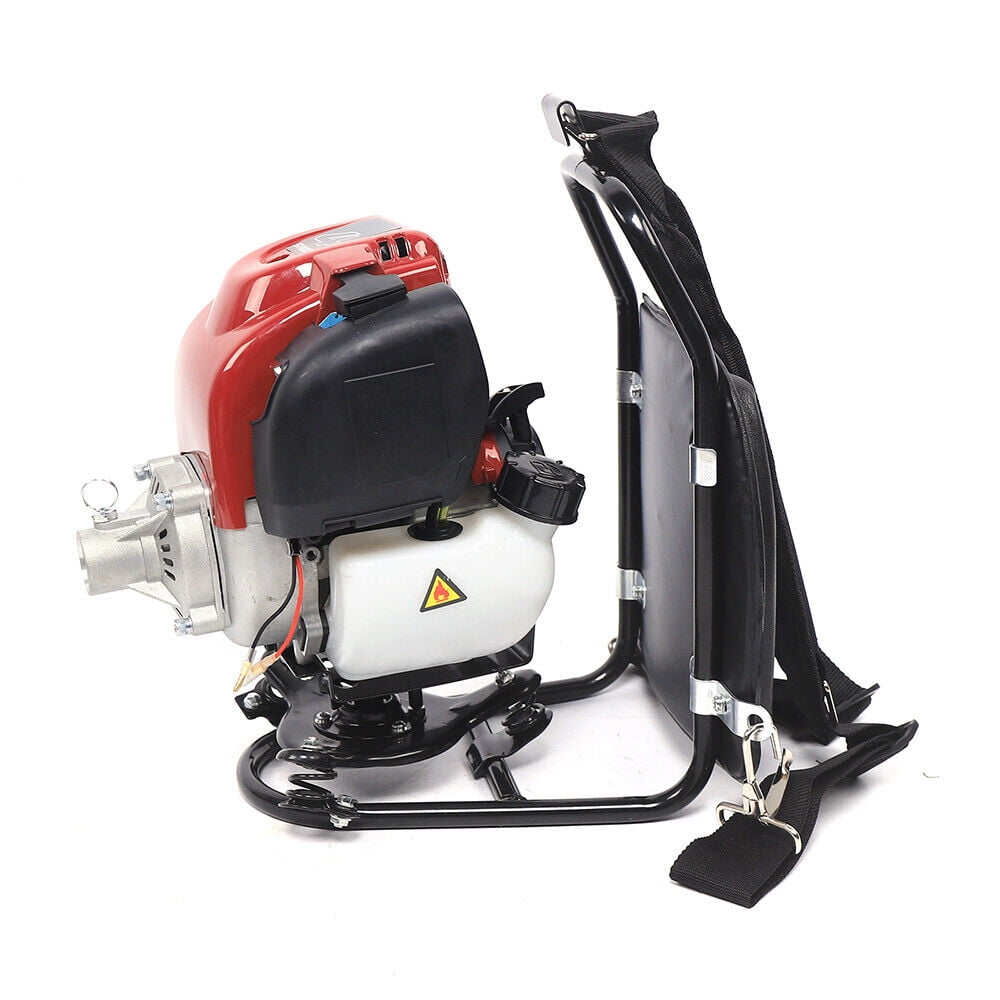 CNCEST 1.4HP 4Stroke Backpack Cultivator Tiller Lawn Mower Hedge Trimmer Brush Cutter