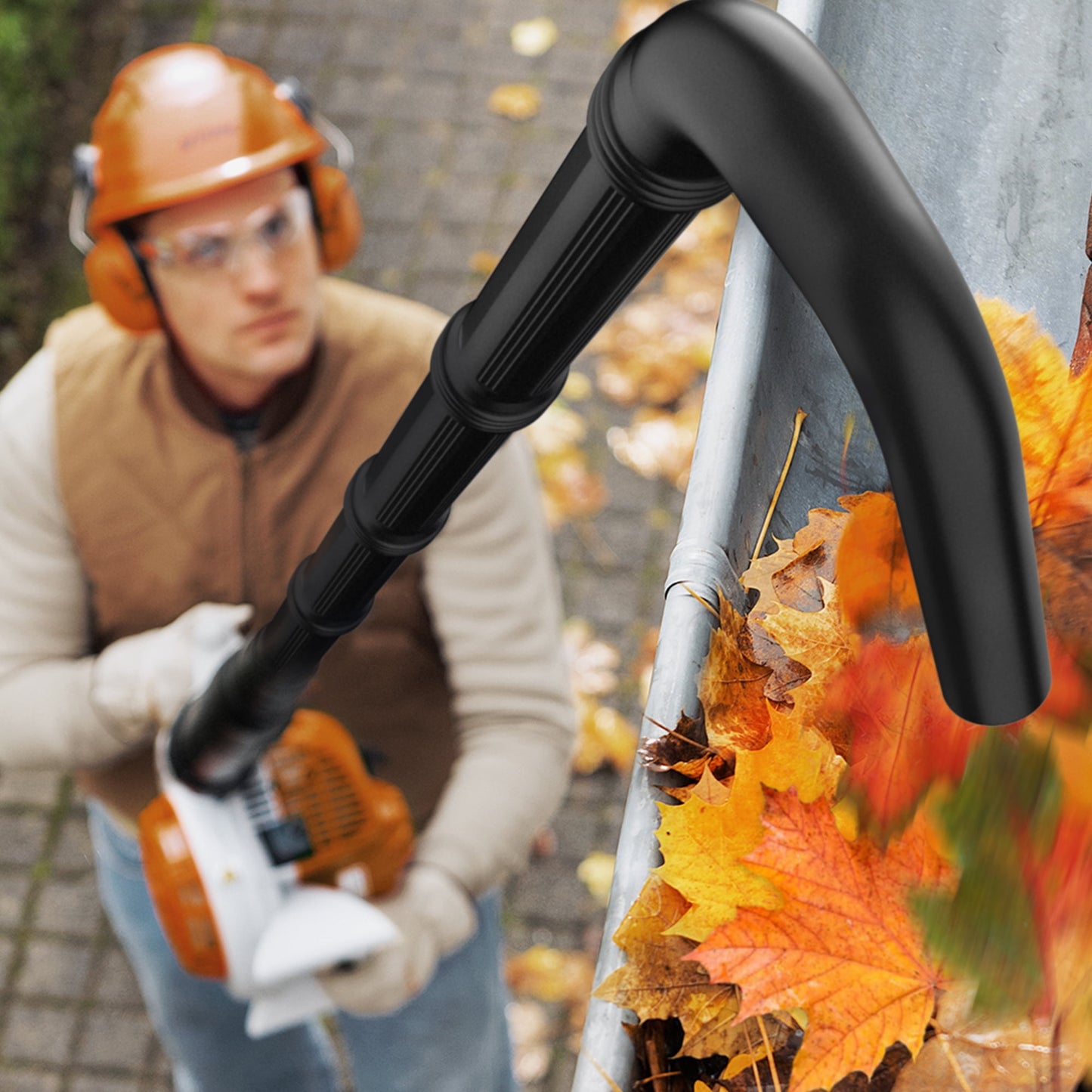 Boxlegend Gutter Cleaning Kit for Leaf Blowers, 11 ft