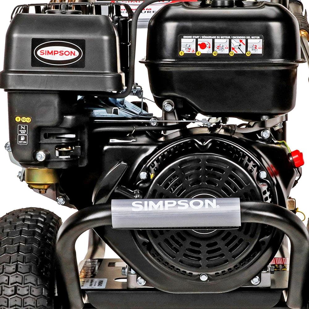 4400 Psi at 4.0 GPM CRX®420 with AAA® Triplex Plunger Pump Cold Water Professional Gas Pressure Washer