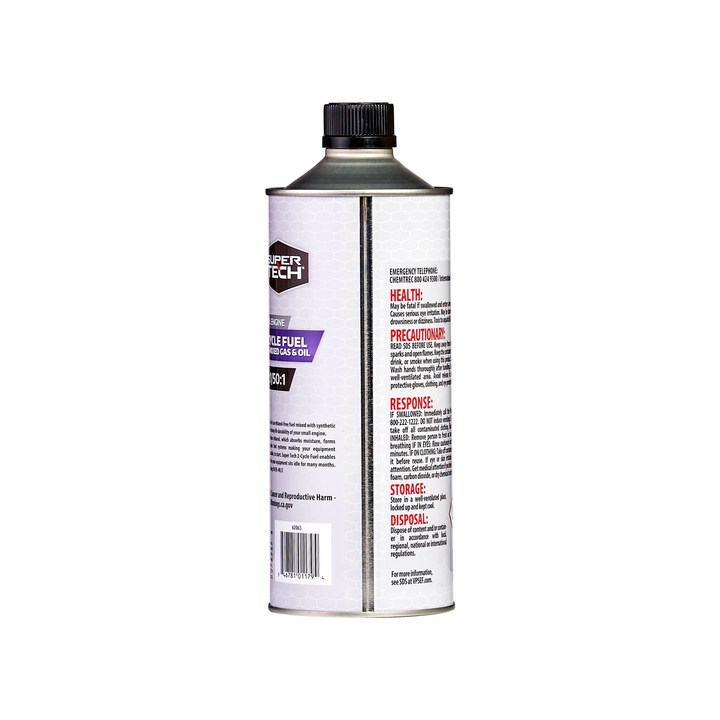 Super Tech Multi-Mix 40:1/50:1 2-Cycle Premixed Small Engine Fuel 32 oz container