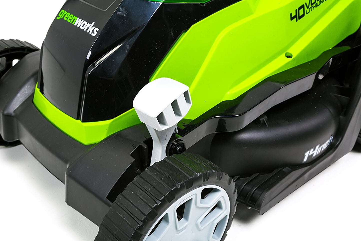 Greenworks 40V 14" Cordless Walk-Behind Lawn Mower with 4.0 Ah Battery & Charger, 2508202AZ