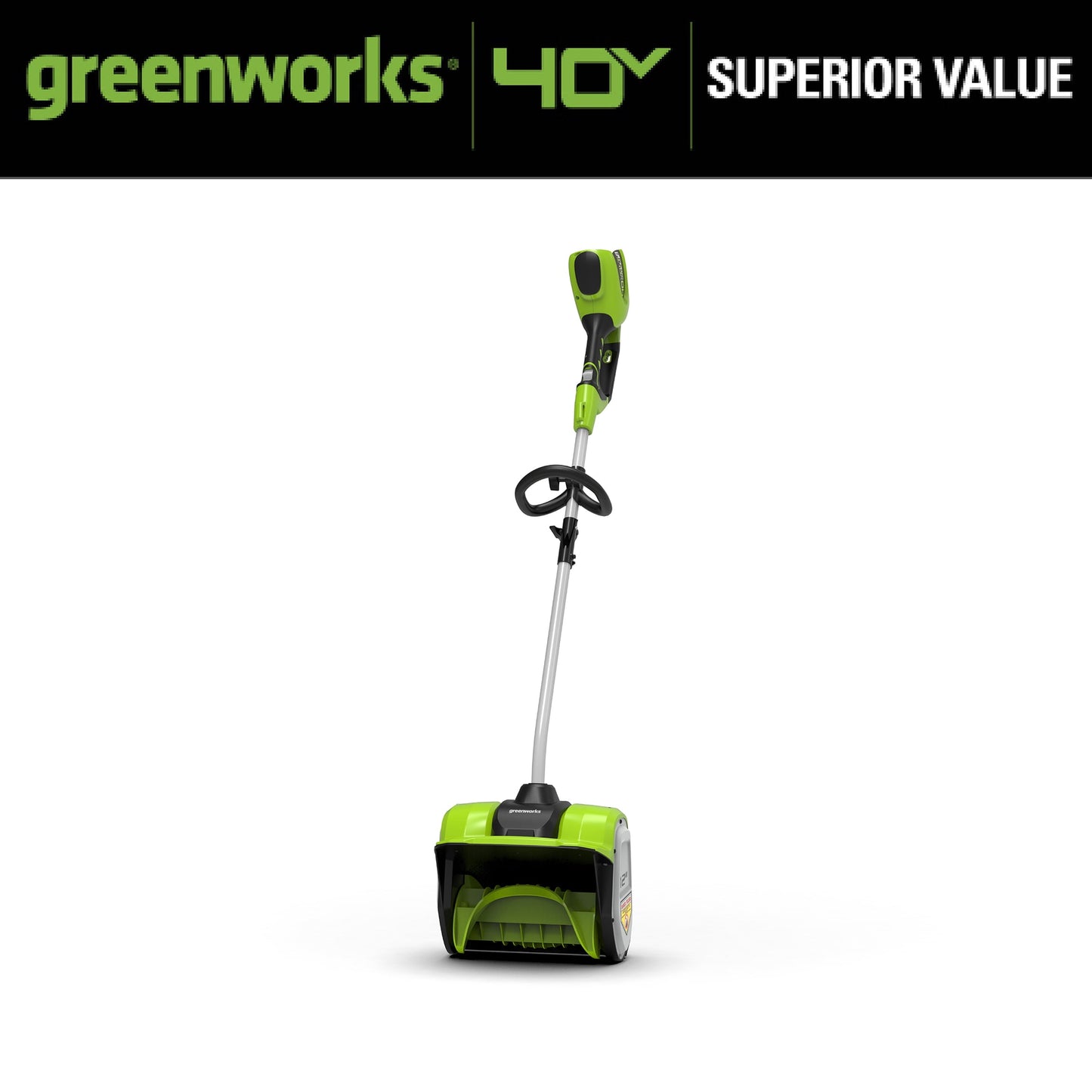 Greenworks 40V 12" Single-Stage Battery Powered Push Snow Blower 2600702