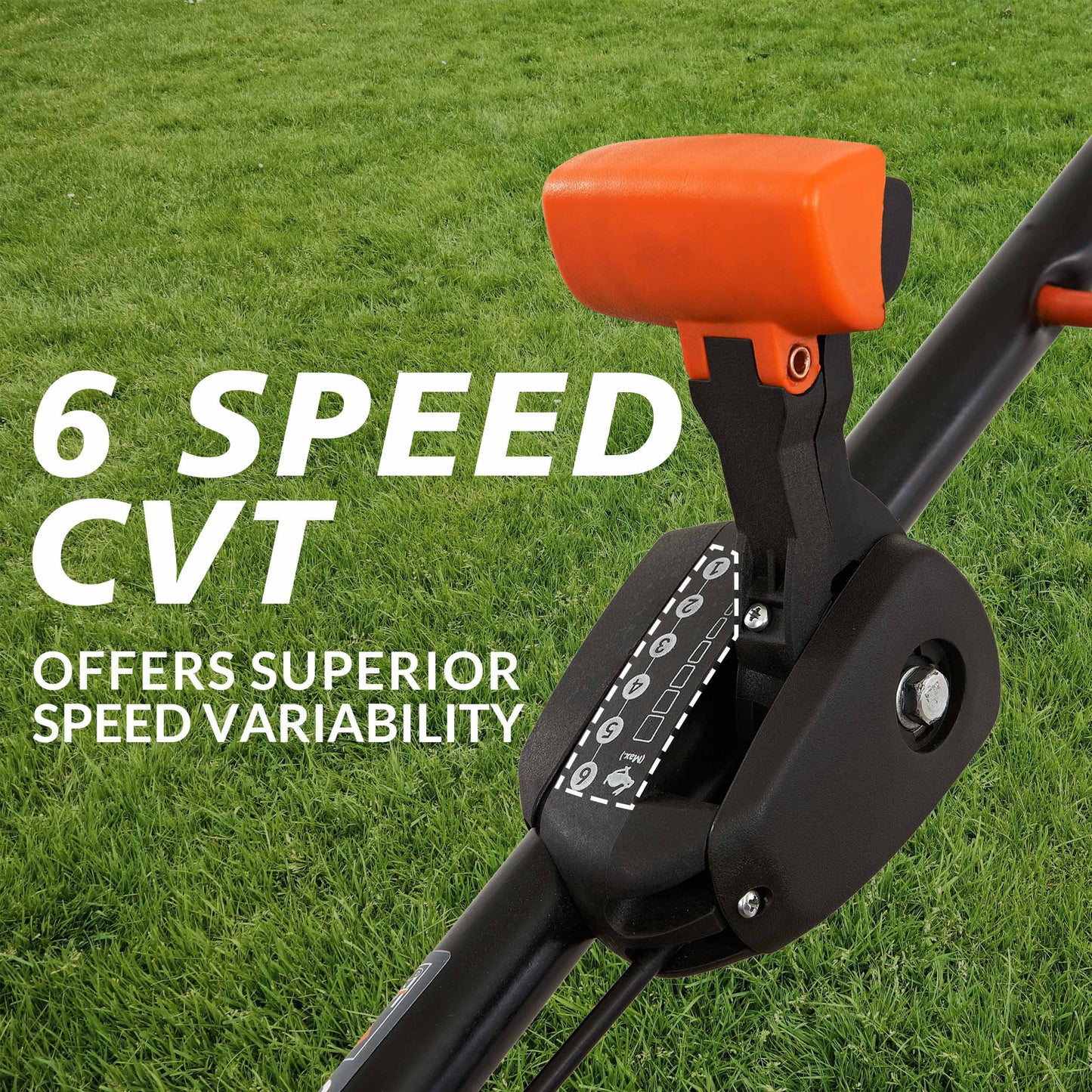 Yard Max 22 in. 201cc SELECT PACE 6 Speed CVT High Wheel RWD 3-in-1 Gas Walk Behind Self Propelled Lawn Mower