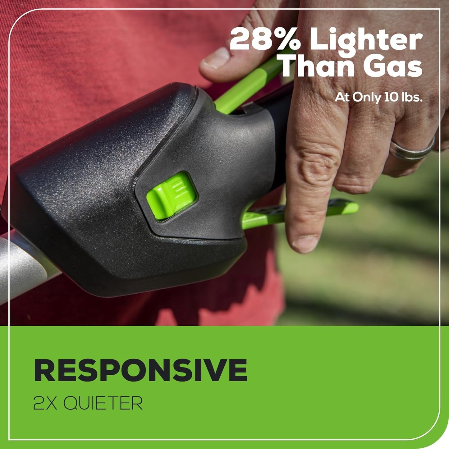 Greenworks 60V 17" Brushless (Push) Mower + 60V 13" String Trimmer, 4.0Ah Battery and 3A Charger