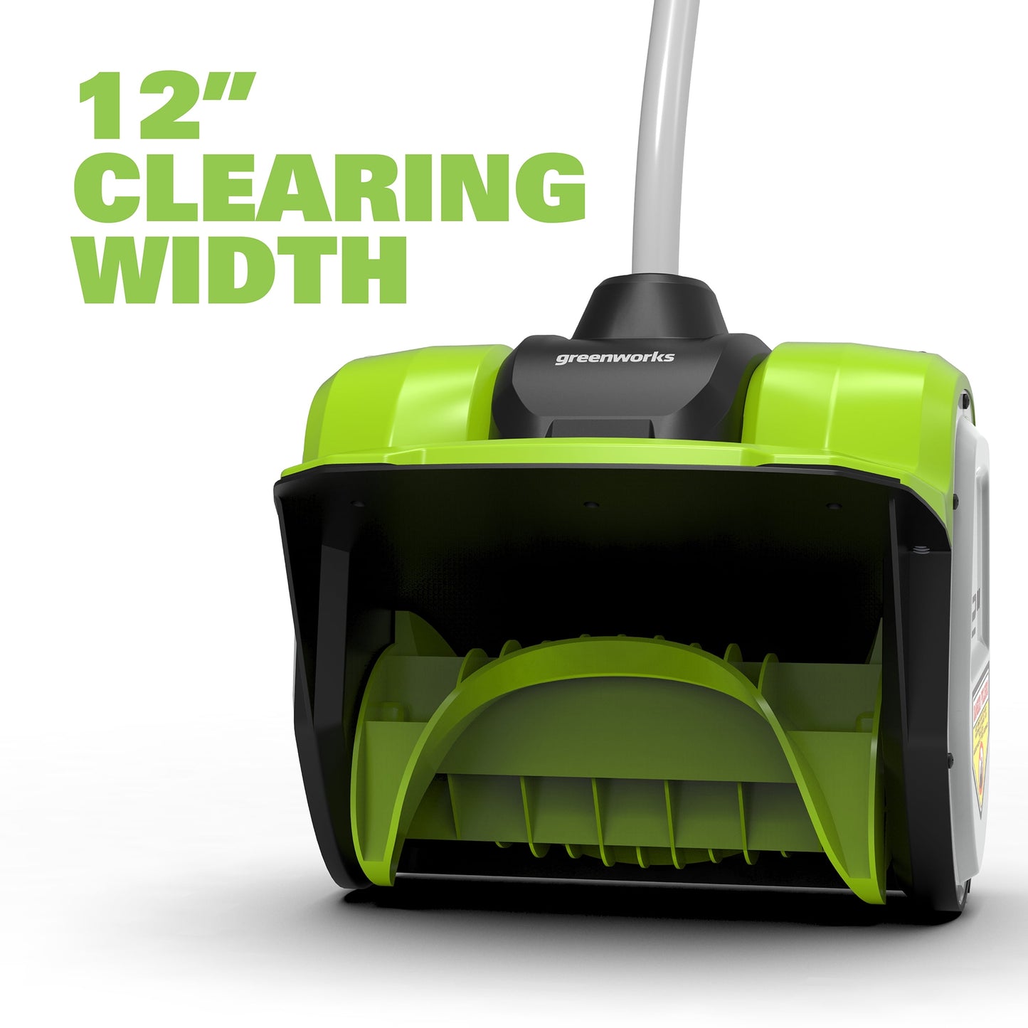 Greenworks 40V 12" Single-Stage Battery Powered Push Snow Blower 2600702