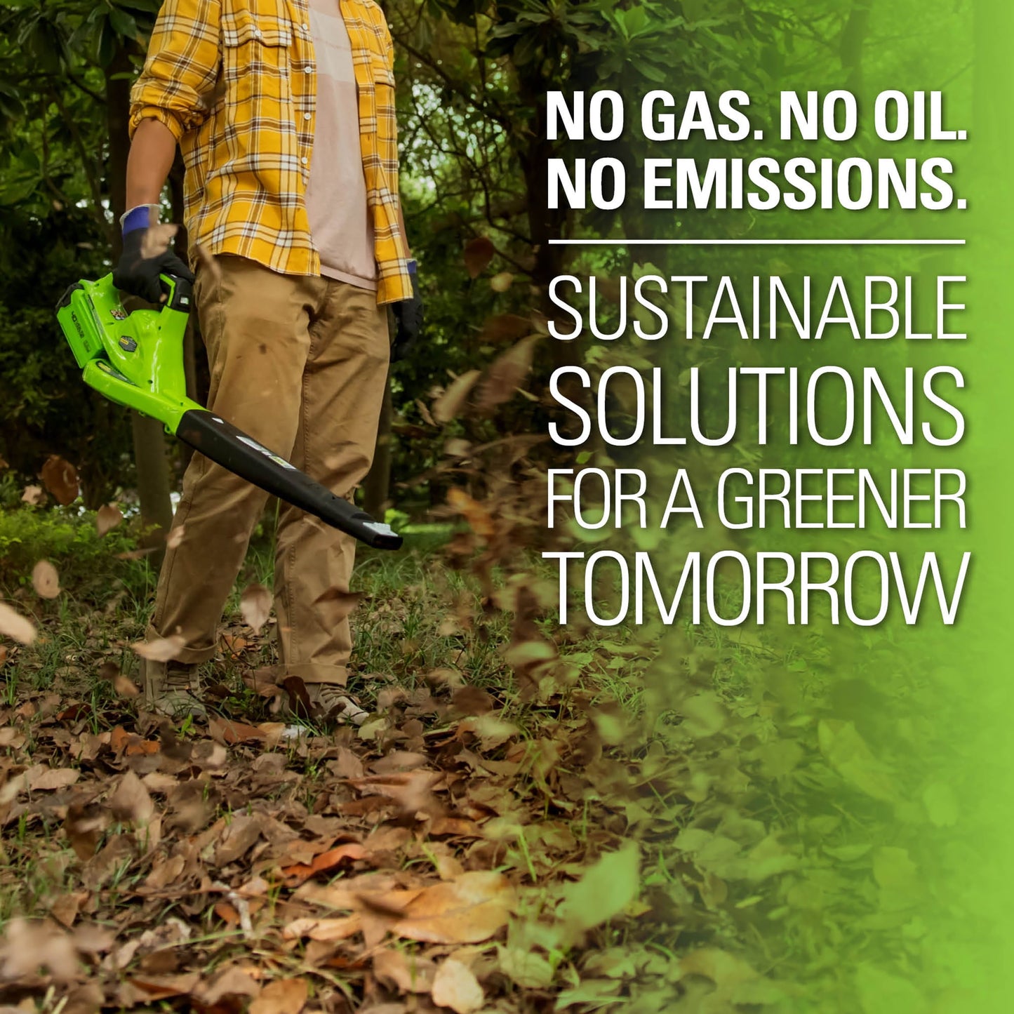 Greenworks 40V 135 CFM Cordless Leaf Blower/Sweeper, Battery Not Included 24282