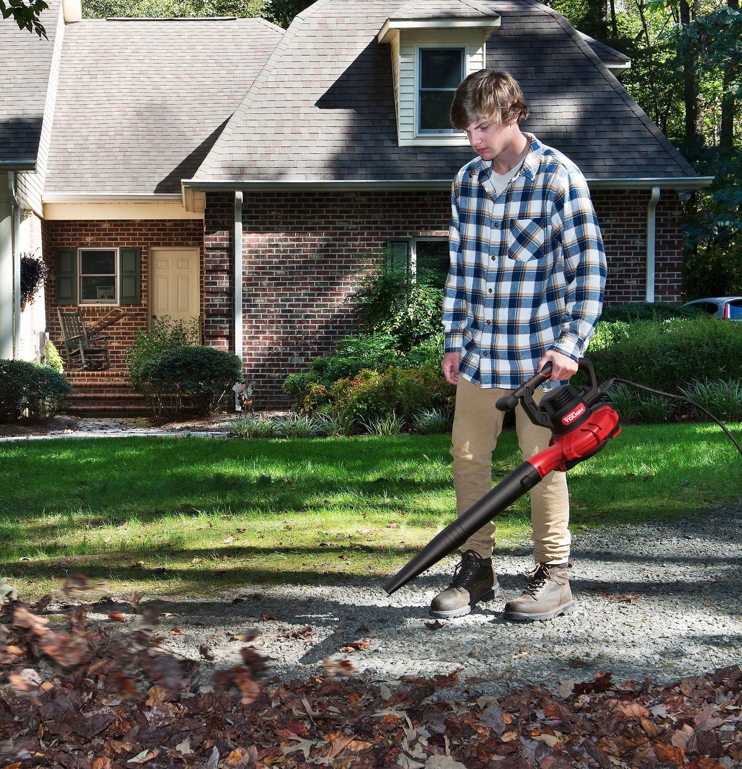 Hyper Tough 12 Amp Electric Leaf Blower and Vacuum Combo HT21-401-002-05 [New]