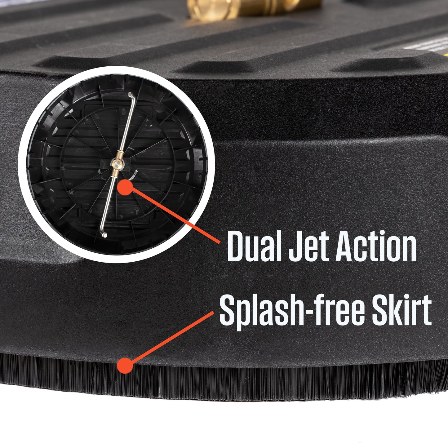 Westinghouse Universal 15” Pressure Washer Surface Cleaner Attachment - 3400 Psi, ¼” Connector