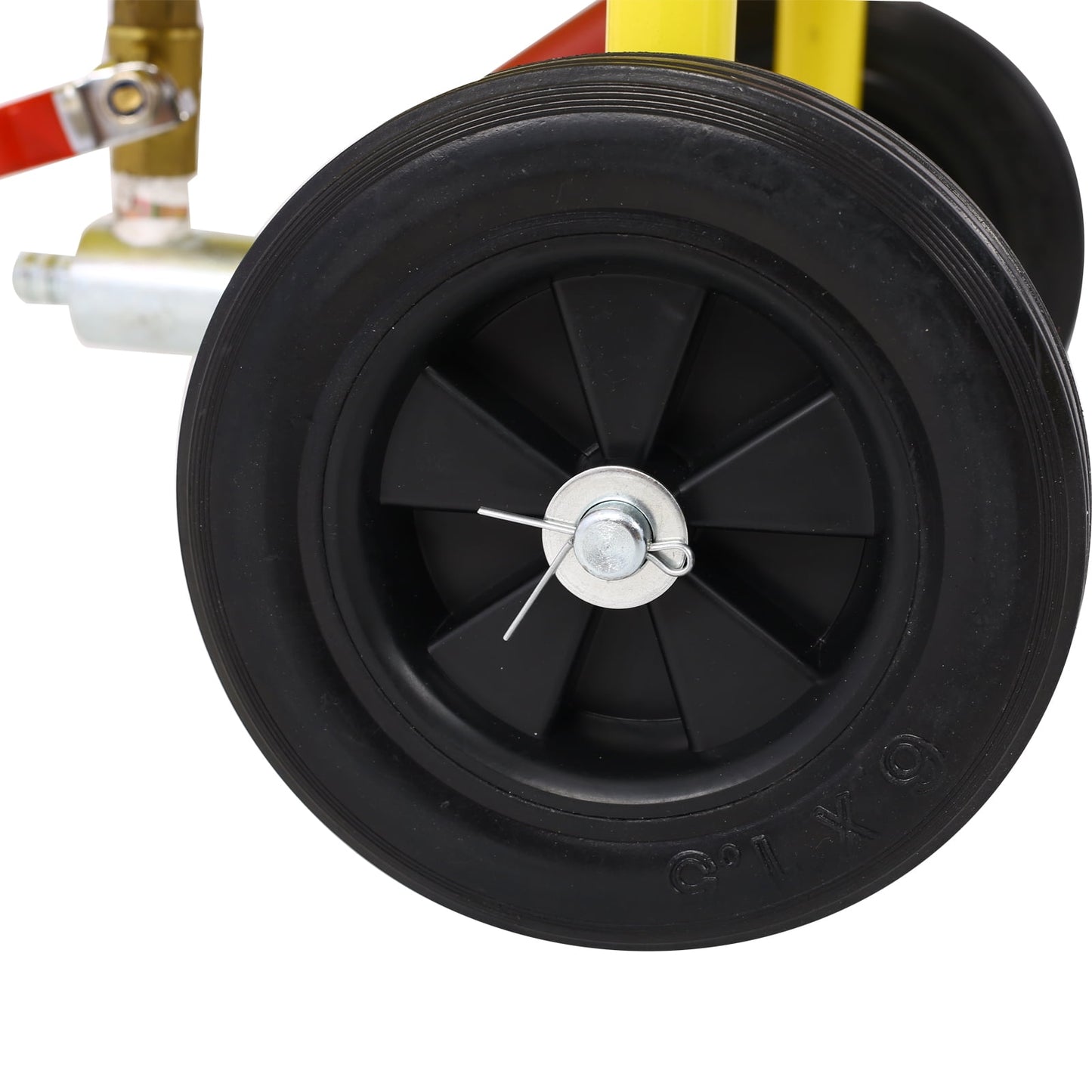 10 Gallon Sand Blaster, Portable Abrasive Blaster, 125 PSI Pressure Sand Blasting Machine With 6-Inch Rubber Wheels For Paint Stain Rust Removal