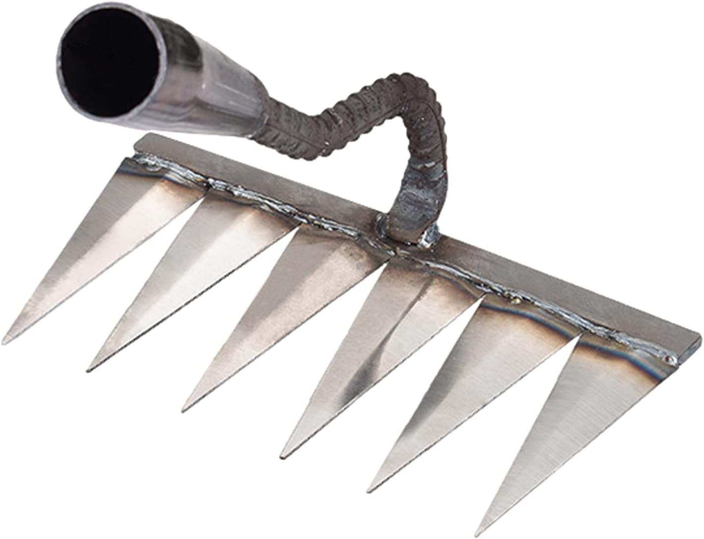 Dethatcher , 4/5/6/7 , Weeding Dethatcher with Carbon Steels, Gardening Hand Tools, Garden Cultivator & Lawn Dethatching