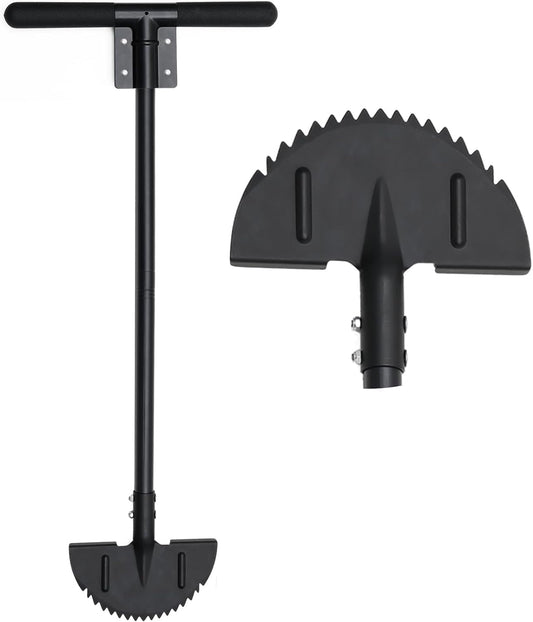 FLY HAWK Manual Grass Edger, 36 inch Heavy Duty gardening tools long handled  Lawn edger for GardenS idewalk, Black