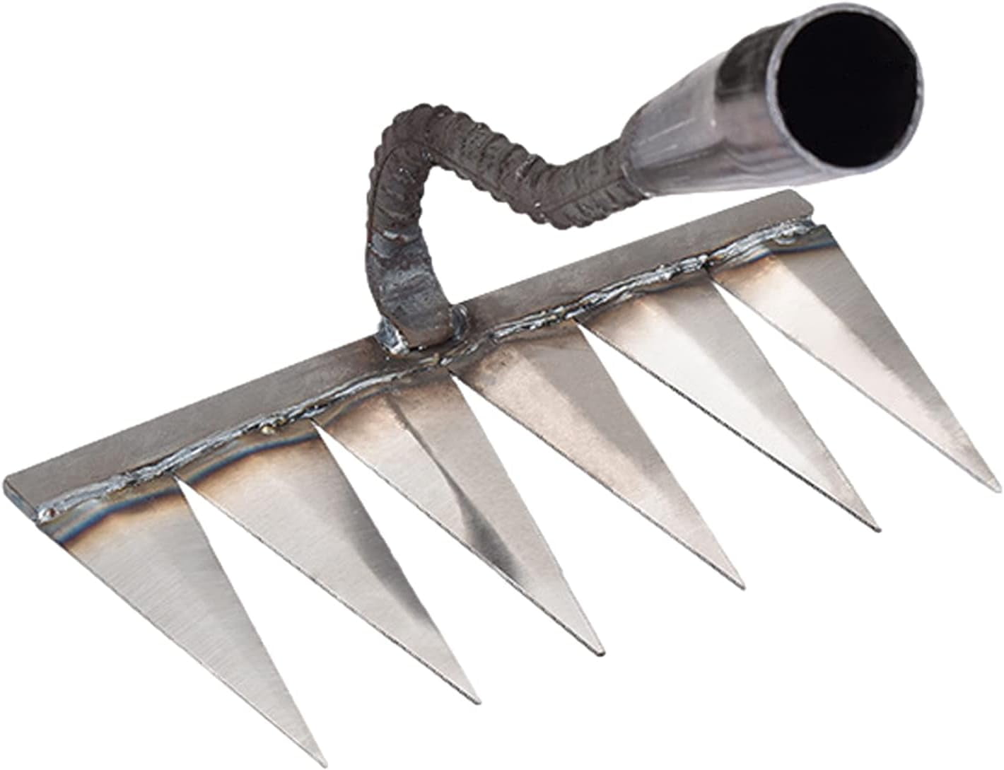 Dethatcher , 4/5/6/7 , Weeding Dethatcher with Carbon Steels, Gardening Hand Tools, Garden Cultivator & Lawn Dethatching