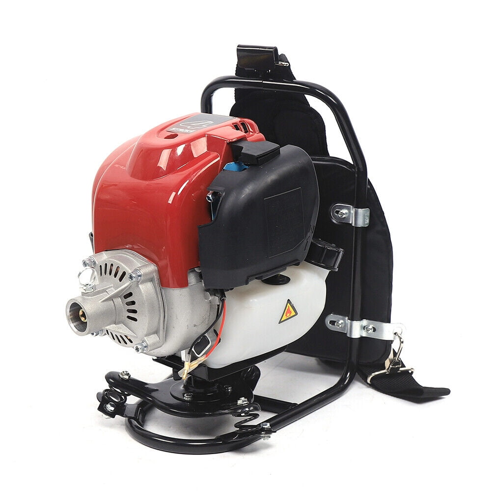 CNCEST 1.4HP 4Stroke Backpack Cultivator Tiller Lawn Mower Hedge Trimmer Brush Cutter