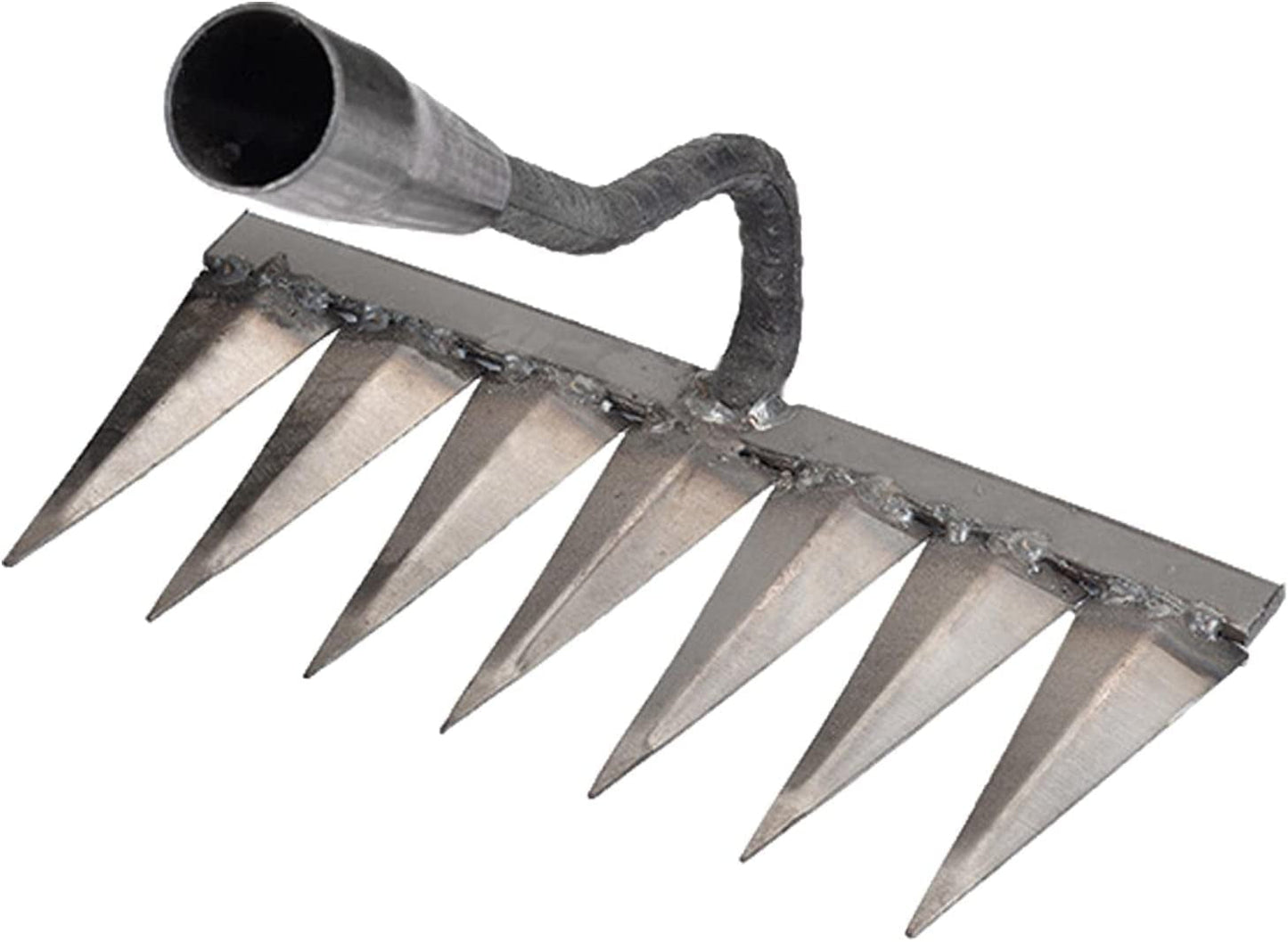 Dethatcher Rake | 4/5/6/7 Rake, Gardening Hand Tools,Weeding Dethatcher Rake with Carbon Steel s, Garden Cultivator Rake & Lawn Dethatching Rake, 4/5/6/7 s