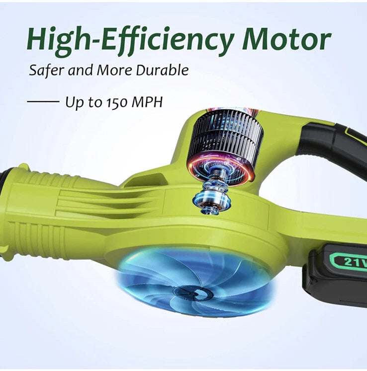 2 Speeds Electric Cordless Leaf Snow Blower 21V with Battery & Charger New OpenB