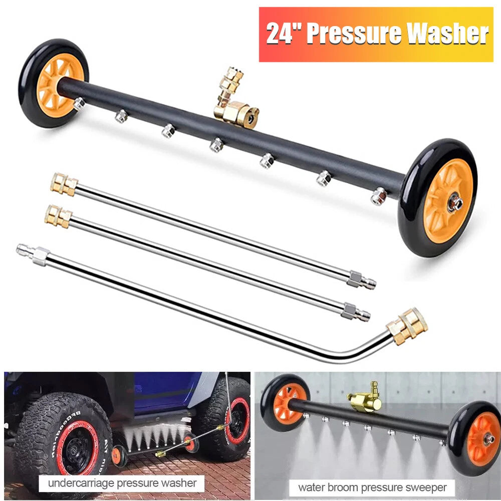 15 Inch Pressure Washer Surface Cleaner 4000PSI Power Washer Attachment for Deck