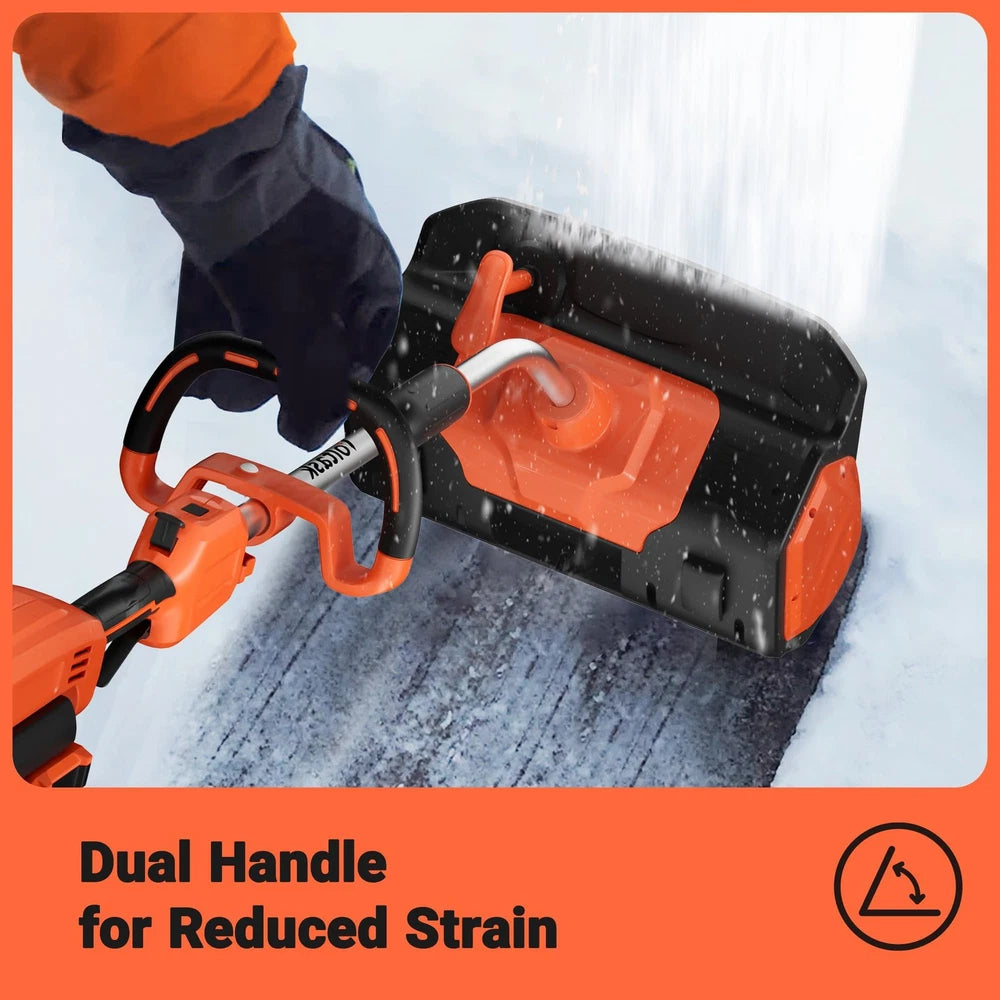 Cordless Snow Shovel, 48V | 17-Inch Cordless Snow Blower, Battery Snow Blower...