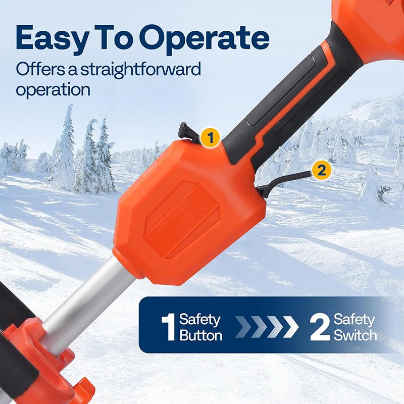 17'' Cordless Snow Shovel 40V Battery Powered Electric Snow Blower 4.0Ah Battery