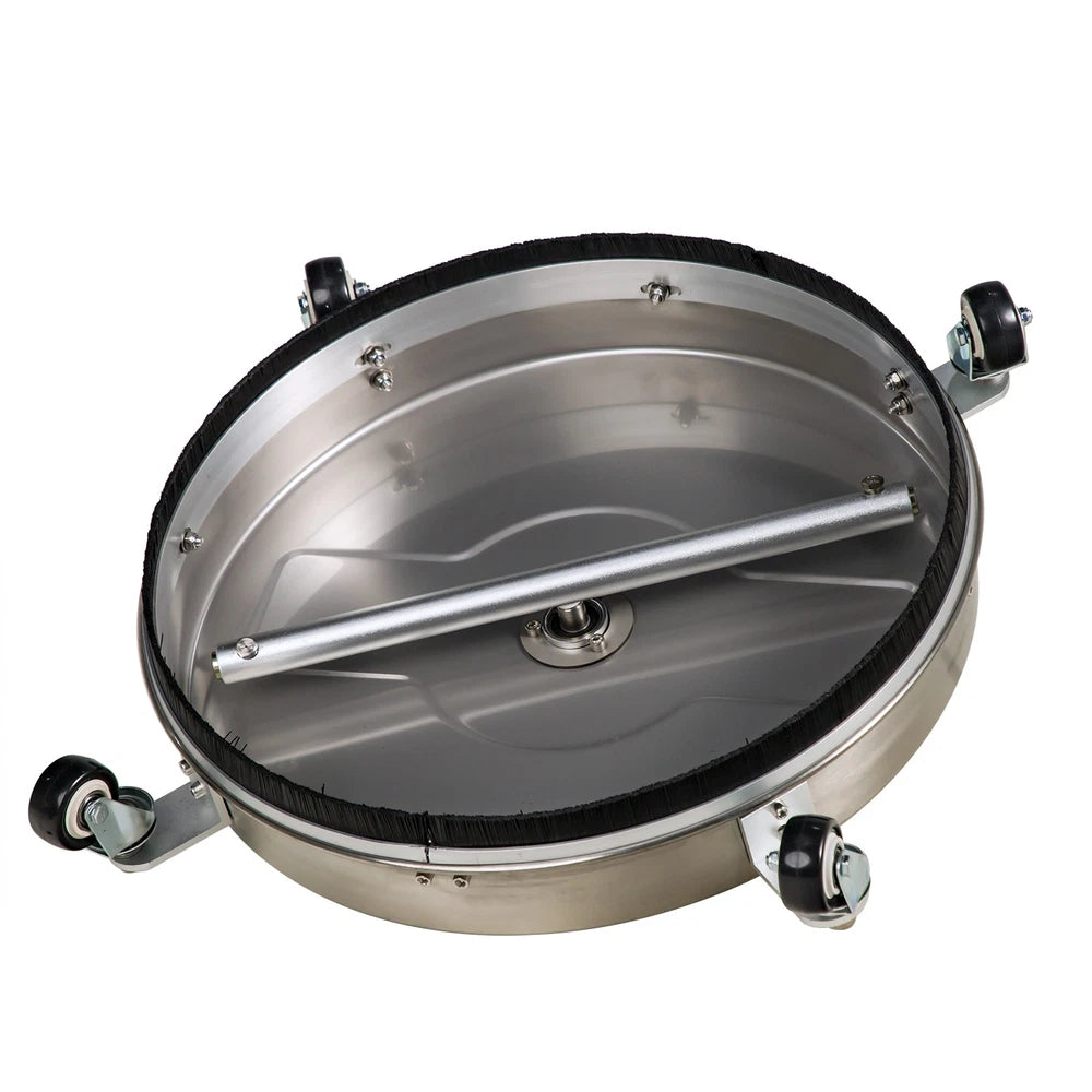 19" Pressure Washer Surface Cleaner with 4 Wheels Stainless Steel Housing