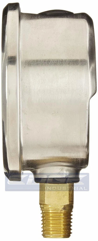 Liquid Filled GAUGE PRESSURE WASHER 2.5" FACE 0-3000 lower mnt 1/4" 201L-254P