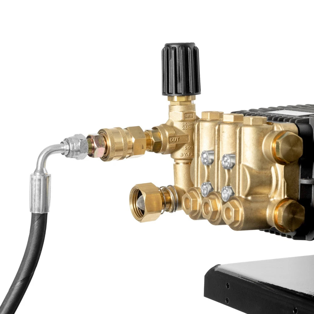 Canpump Pressure Washer: Wall-Mount w/ Hose Reel, 5 hp, 230 V, Total Stop System