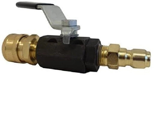 3/8" Carbon Steel Ball Valve Kit for Power Pressure Washers 3000-4000 PSI 4 GPM