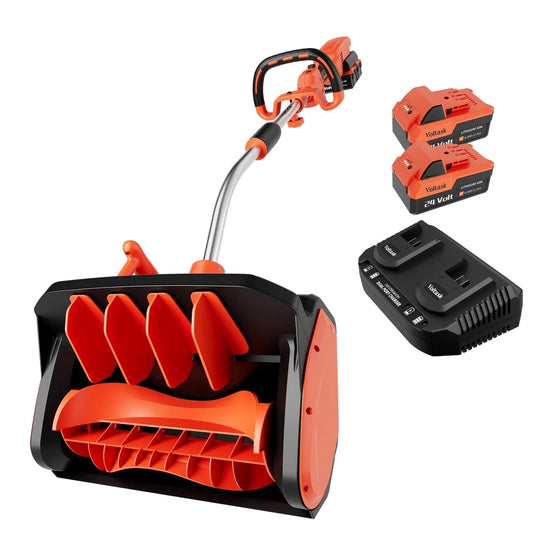 Cordless Snow Shovel, 48V | 17-Inch Cordless Snow Blower, Battery Snow Blower...