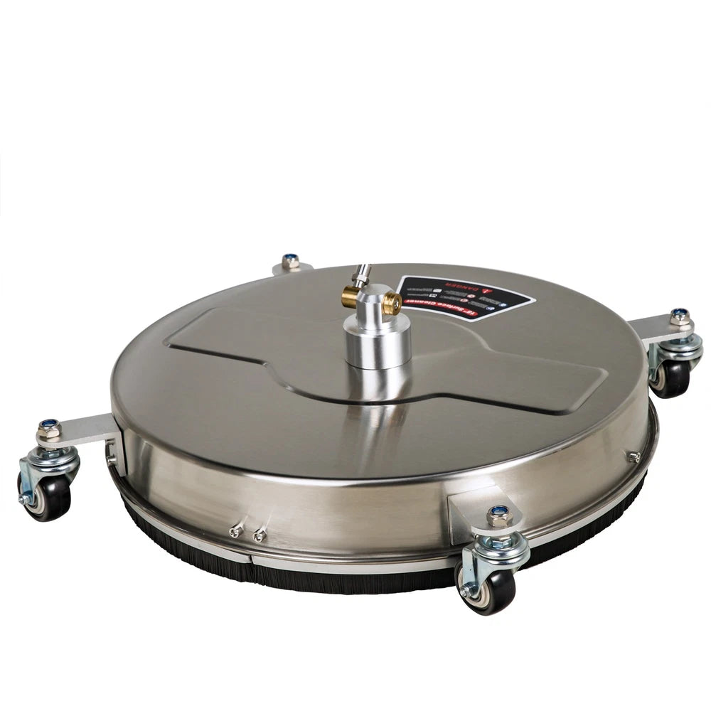 19" Pressure Washer Surface Cleaner with 4 Wheels Stainless Steel Housing