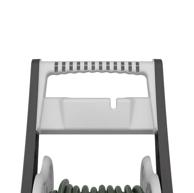175 ft. Hosemobile Hose Reel Cart, Leader hose included, Gray and Taupe