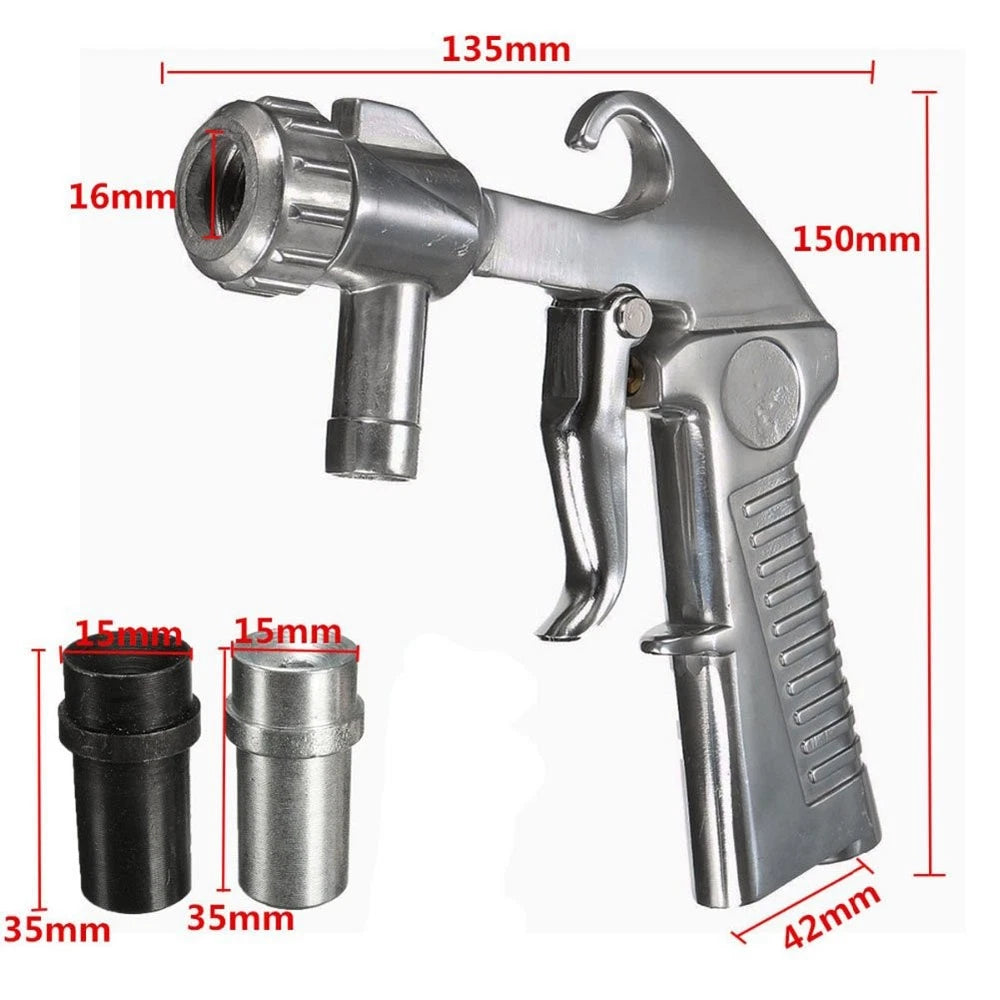 Jewboer Sand Blaster Gun,sandblasting Sandblaster Gun Kit For Sandblas