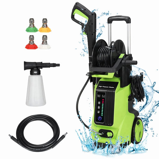 Electric Pressure Washer 3800 PSI High Pressure Washer 2.6 GPM with 4 Nozzles