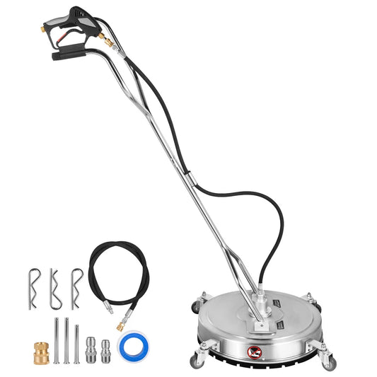 18" - 24" Surface Cleaner Pressure Washer Flat Surface Cleaner 4000PSI 3/8"QC