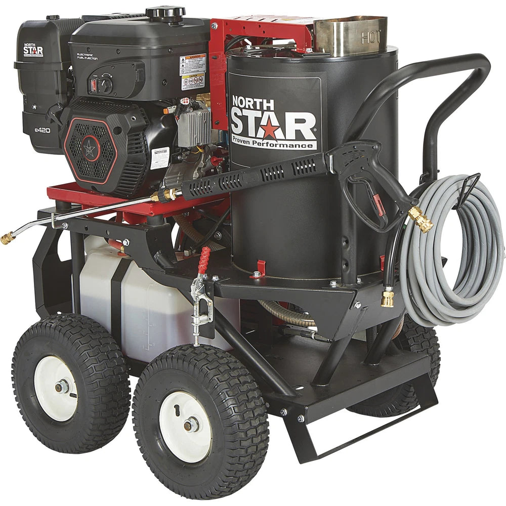 NorthStar Hot Water Pressure Washer with Wet Steam, 3000 PSI, 4 GPM, NorthStar