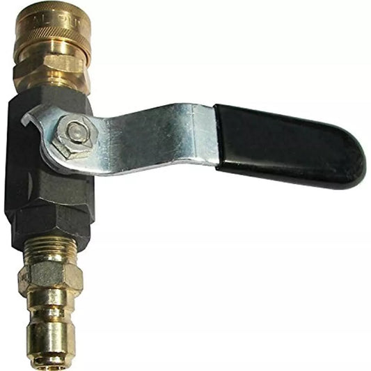 3/8" Carbon Steel Ball Valve Kit for Power Pressure Washers 3000-4000 PSI 4 GPM