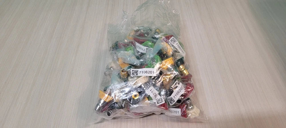 SET OF 5 POWER WASHER NOZZLE TIPS 3.2 1/4 QUICK CONNECT QC-M FOR SIMPSON/DEWALT+