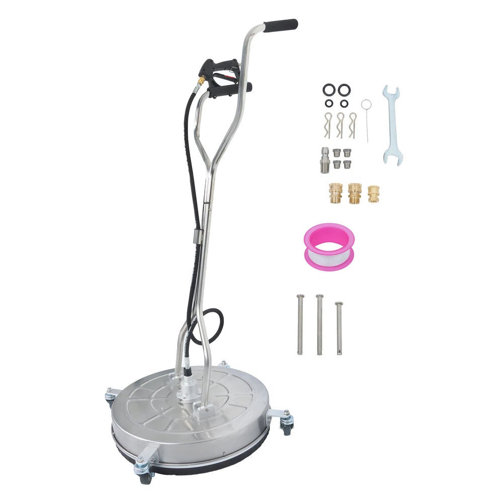24-Inch Pressure Washer Surface Cleaner for Cleaning Driveways, Sidewalks,Patios